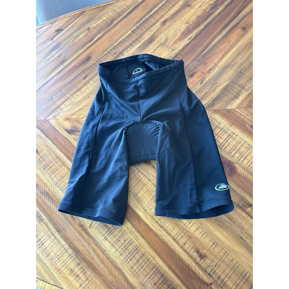 Performance Women’s Black Padded Cycling Shorts Chamois Bike Bicycle Size Large